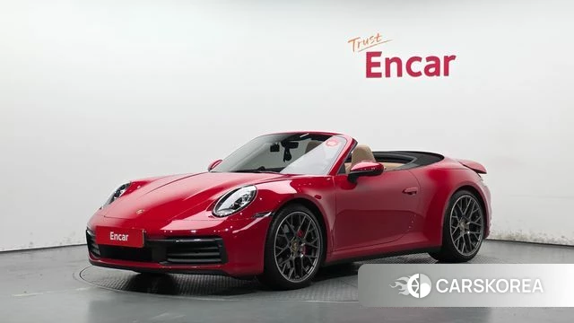 Porsche 911(992) 2021 Красный из Кореи