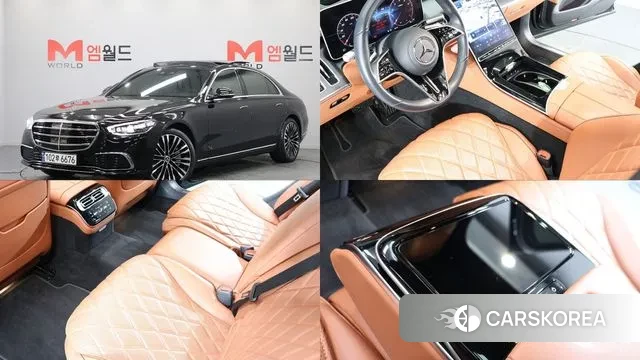 Mercedes-Benz S-Class W223 2023 Черный из Кореи