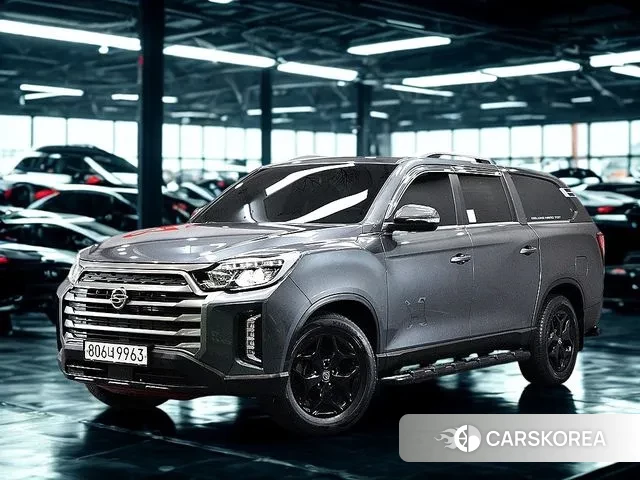 Ssangyong The New Rexton Sport 2022 Серый из Кореи