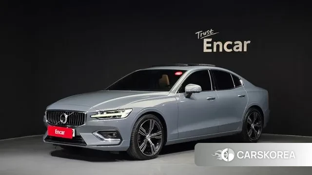 Volvo S60 3rd generation 2021 Серебристо-серый из Кореи