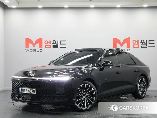 Hyundai Grandeur Hybrid (GN7) 2024 Черный из Кореи