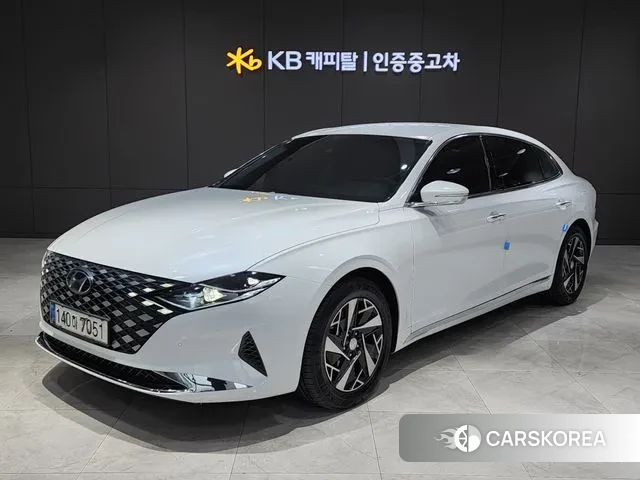Hyundai The New Grandeur IG Hybrid 2021 Белый из Кореи