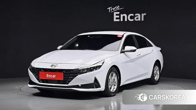 Hyundai Avante (CN7) 2021 Белый из Кореи