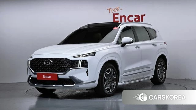 Hyundai The New Santa Fe 2021 Белый из Кореи