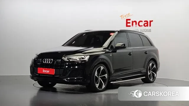 Audi Q7 (4M) 2022 Черный из Кореи