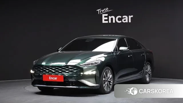 Kia K8 2021 Темно-зеленый из Кореи