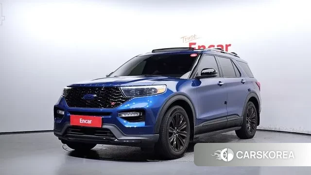 Ford Explorer 6th Generation 2020 Синий из Кореи