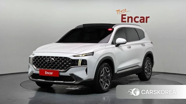 Hyundai The New Santa Fe 2021 Белый из Кореи
