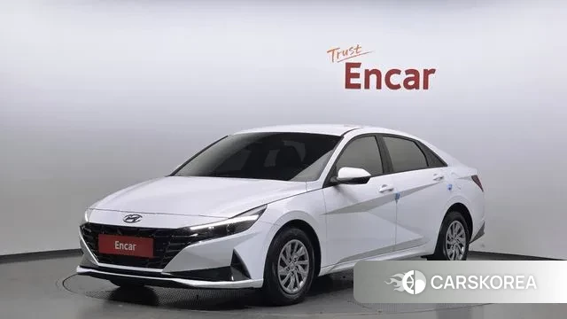 Hyundai Avante (CN7) 2020 Белый из Кореи