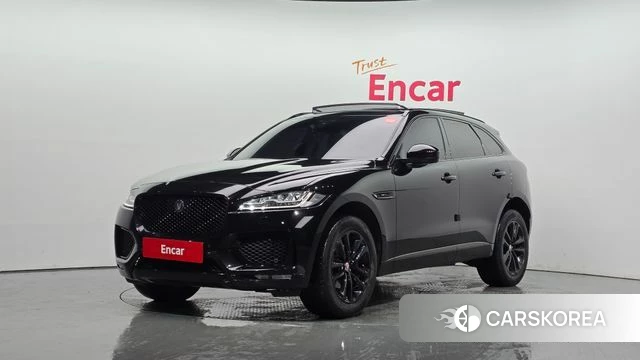 Jaguar F-PACE 2020 Черный из Кореи
