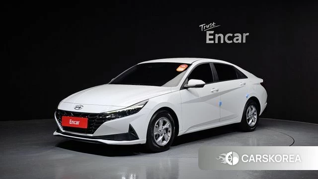 Hyundai Avante (CN7) 2020 Белый из Кореи
