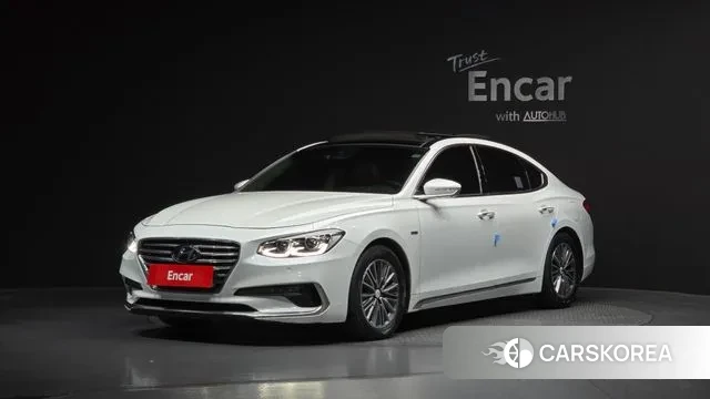 Hyundai Grandeur IG Hybrid 2018 Белый из Кореи