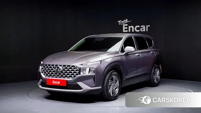 Hyundai The New Santa Fe 2021 Серый из Кореи