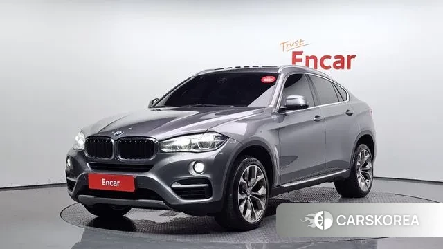 BMW X6 (F16) 2018 Серебристо-серый из Кореи