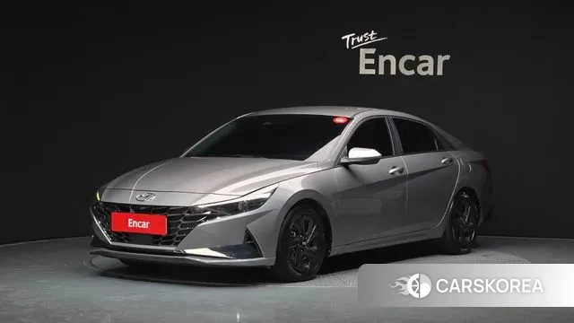 Hyundai Avante Hybrid (CN7) 2022 Серебристо-серый из Кореи