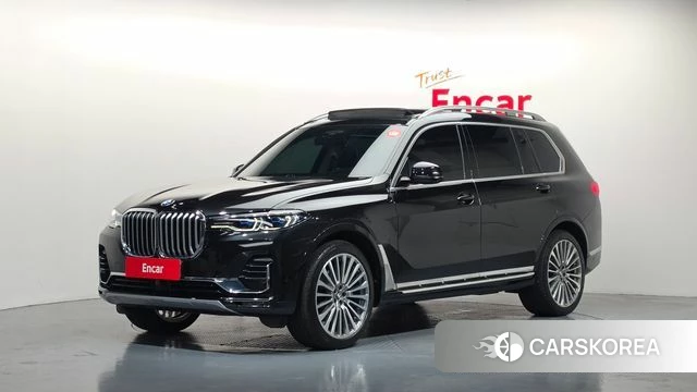 BMW X7 (G07) 2020 Черный из Кореи