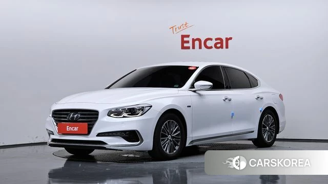 Hyundai Grandeur IG Hybrid 2019 Белый из Кореи