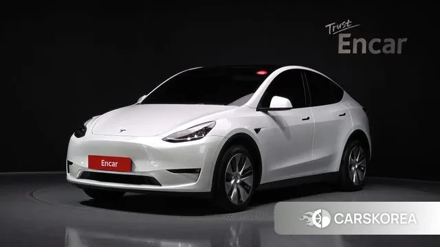 Tesla Model Y 2022 Белый из Кореи