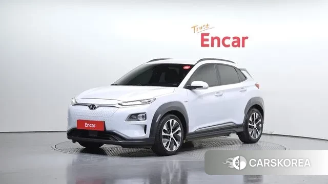 Hyundai Kona Electric 2019 Белый из Кореи