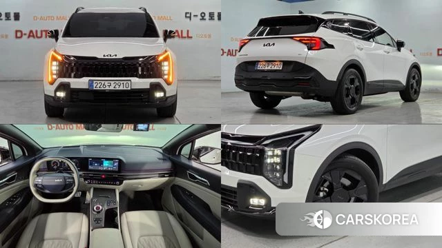 Kia The New Sportage 5th Generation Hybrid 2024 Белый из Кореи