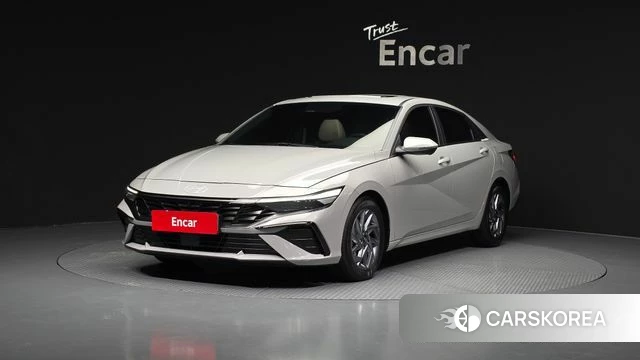Hyundai The New Avante (CN7) 2024 Серебристо-серый из Кореи