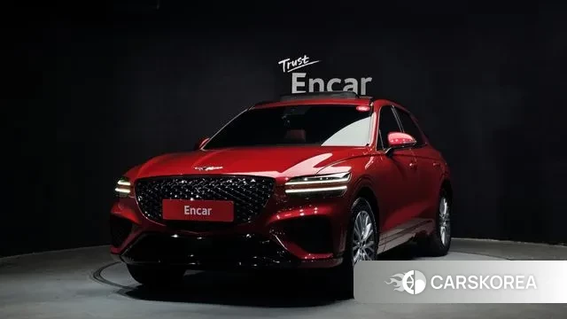 Genesis GV70 2021 Красный из Кореи