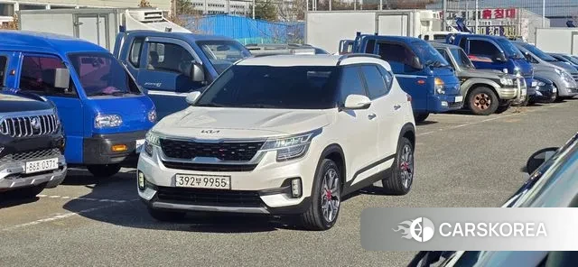Kia Seltos 2022 Белый из Кореи