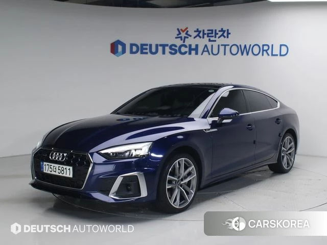 Audi A5 (F5) 2020 Синий из Кореи