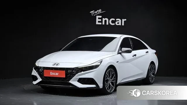 Hyundai Avante (CN7) 2021 Белый из Кореи