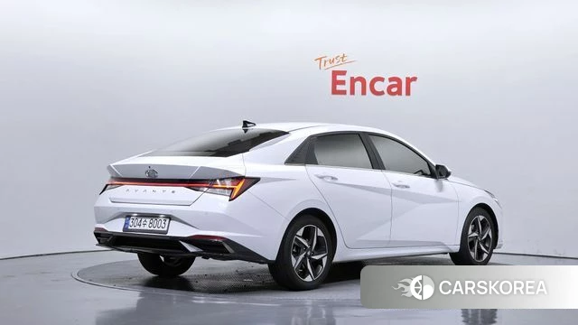 Hyundai Avante (CN7) 2020 Белый из Кореи