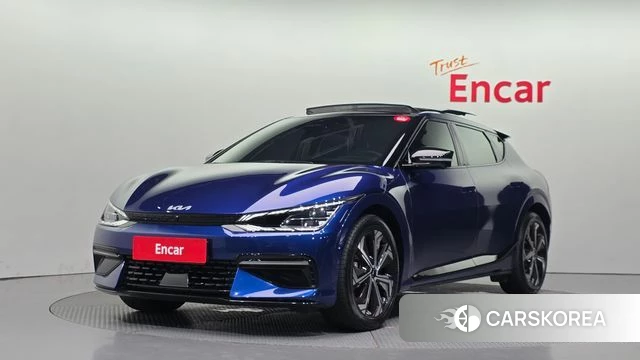 Kia EV6 2022 Синий из Кореи