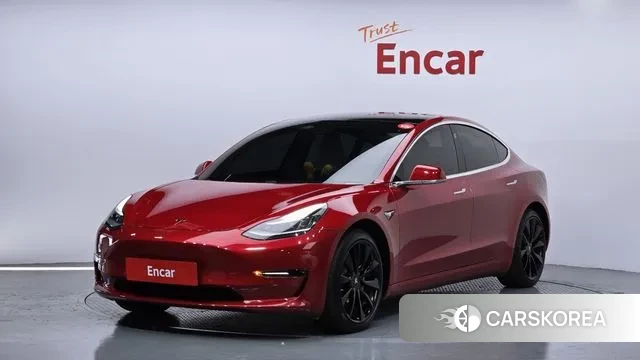 Tesla Model 3 2020 Красный из Кореи