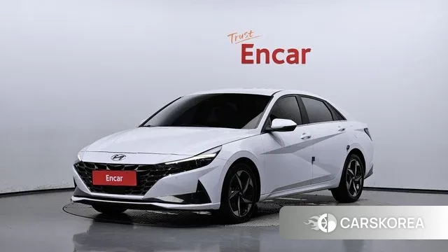 Hyundai Avante (CN7) 2020 Белый из Кореи