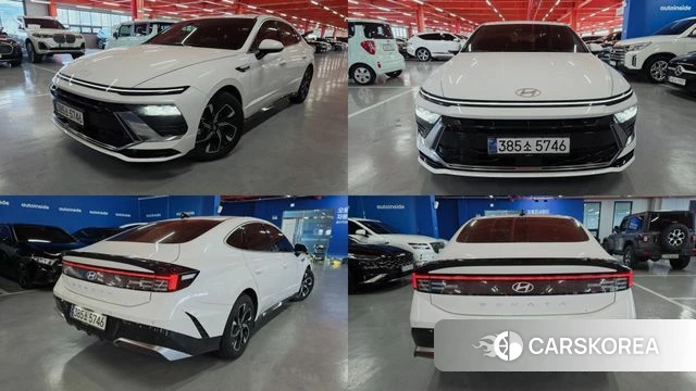 Hyundai Sonata D Edge (DN8) 2025 Белый из Кореи