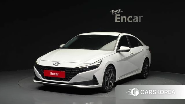 Hyundai Avante (CN7) 2020 Белый из Кореи