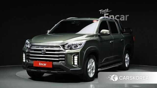 Ssangyong The New Rexton Sport 2022 Светло-зеленый из Кореи