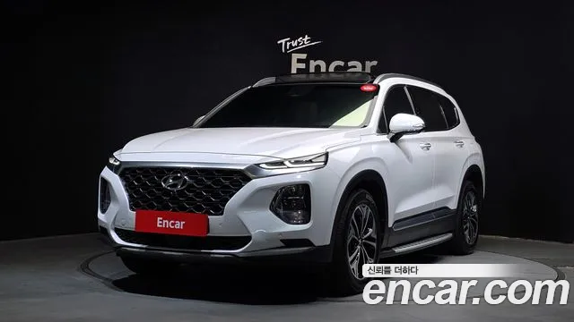 Hyundai Santa Fe TM 2019 Белый из Кореи