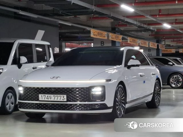 Hyundai Grandeur (GN7) 2022 Белый из Кореи