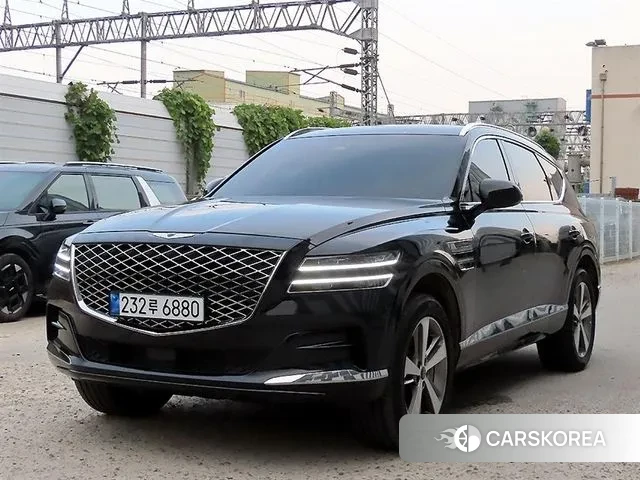 Genesis GV80 2021 Черный из Кореи