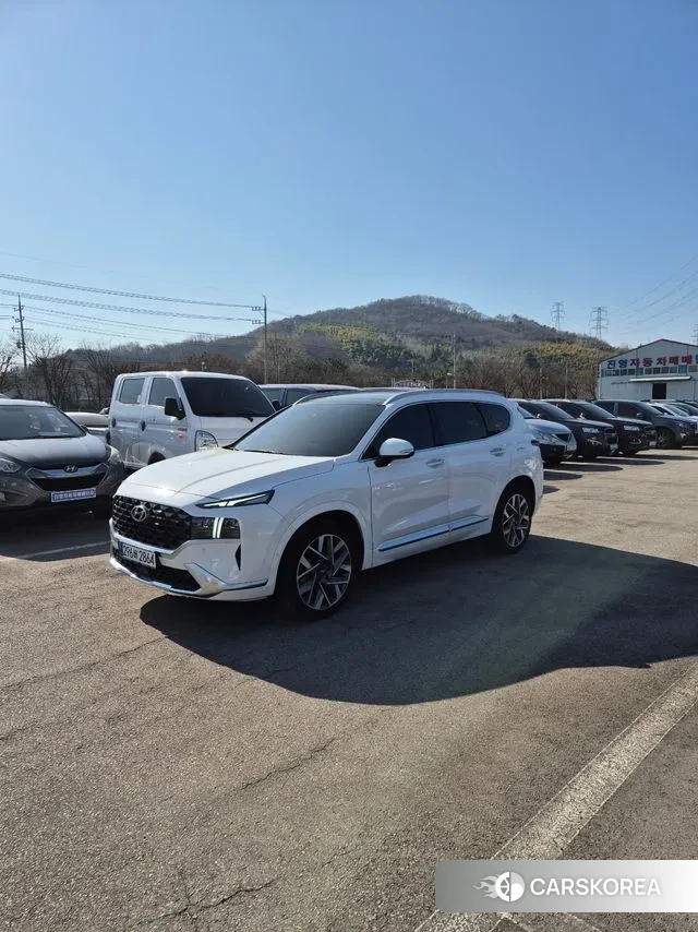 Hyundai The New Santa Fe 2021 Белый из Кореи