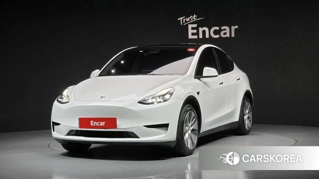 Tesla Model Y 2023 Белый из Кореи