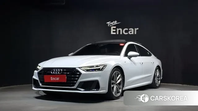Audi A7 (4K) 2021 Белый из Кореи