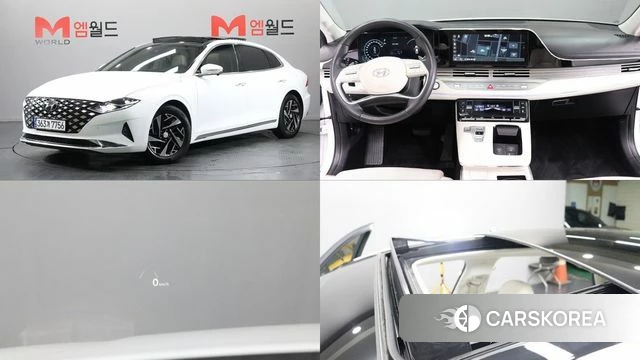 Hyundai The New Grandeur IG Hybrid 2022 Белый из Кореи