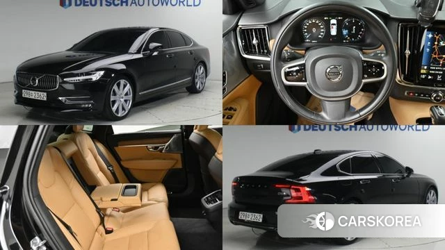Volvo S90 2019 Черный из Кореи