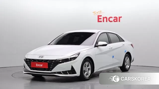 Hyundai Avante (CN7) 2021 Белый из Кореи