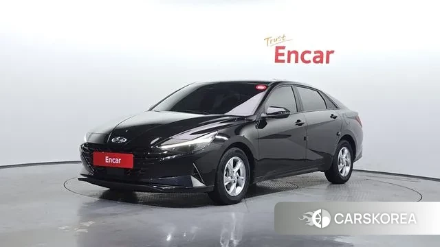 Hyundai Avante (CN7) 2021 Черный из Кореи