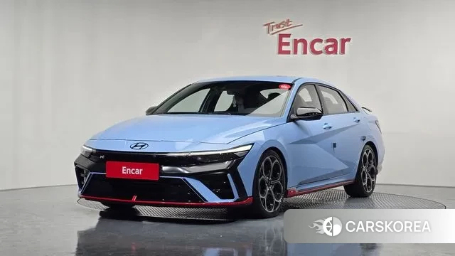 Hyundai The New Avante (CN7) 2025 Небесно-голубой из Кореи