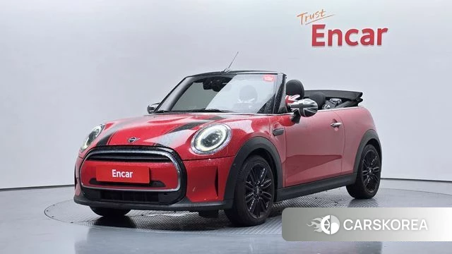 Mini Cooper Convertible 2023 Красный из Кореи