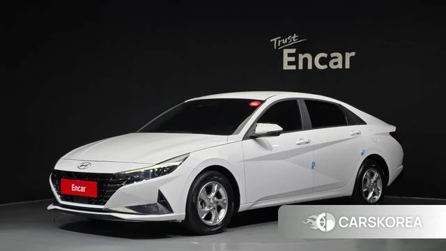 Hyundai Avante (CN7) 2022 Белый из Кореи