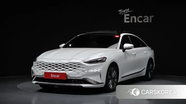 Kia K8 Hybrid 2022 Белый из Кореи